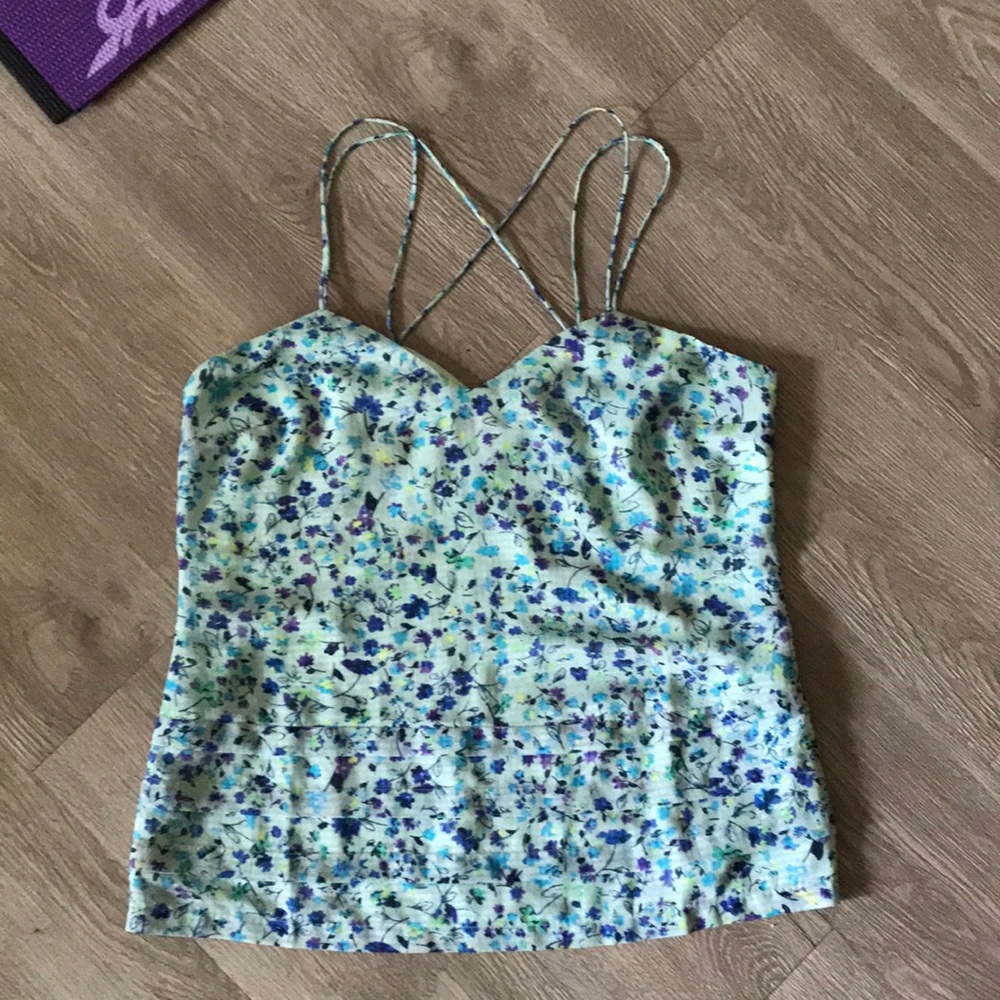 Strappy Chiffon Tank Top